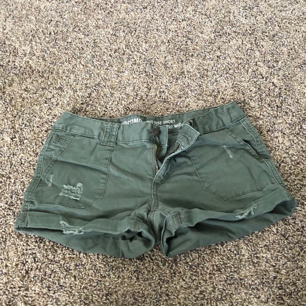 Army Green Mossimo Jean Shorts